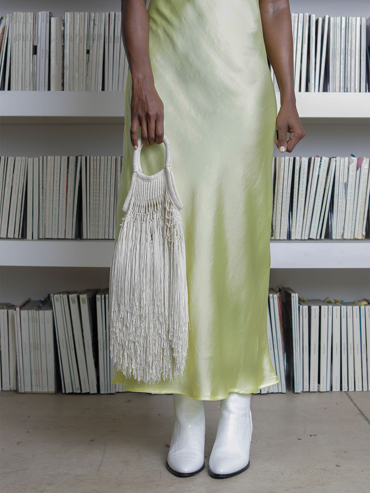 Mini Fringe Bag | Ecru Mini Fringe Bag | Ecru - Fashionkind