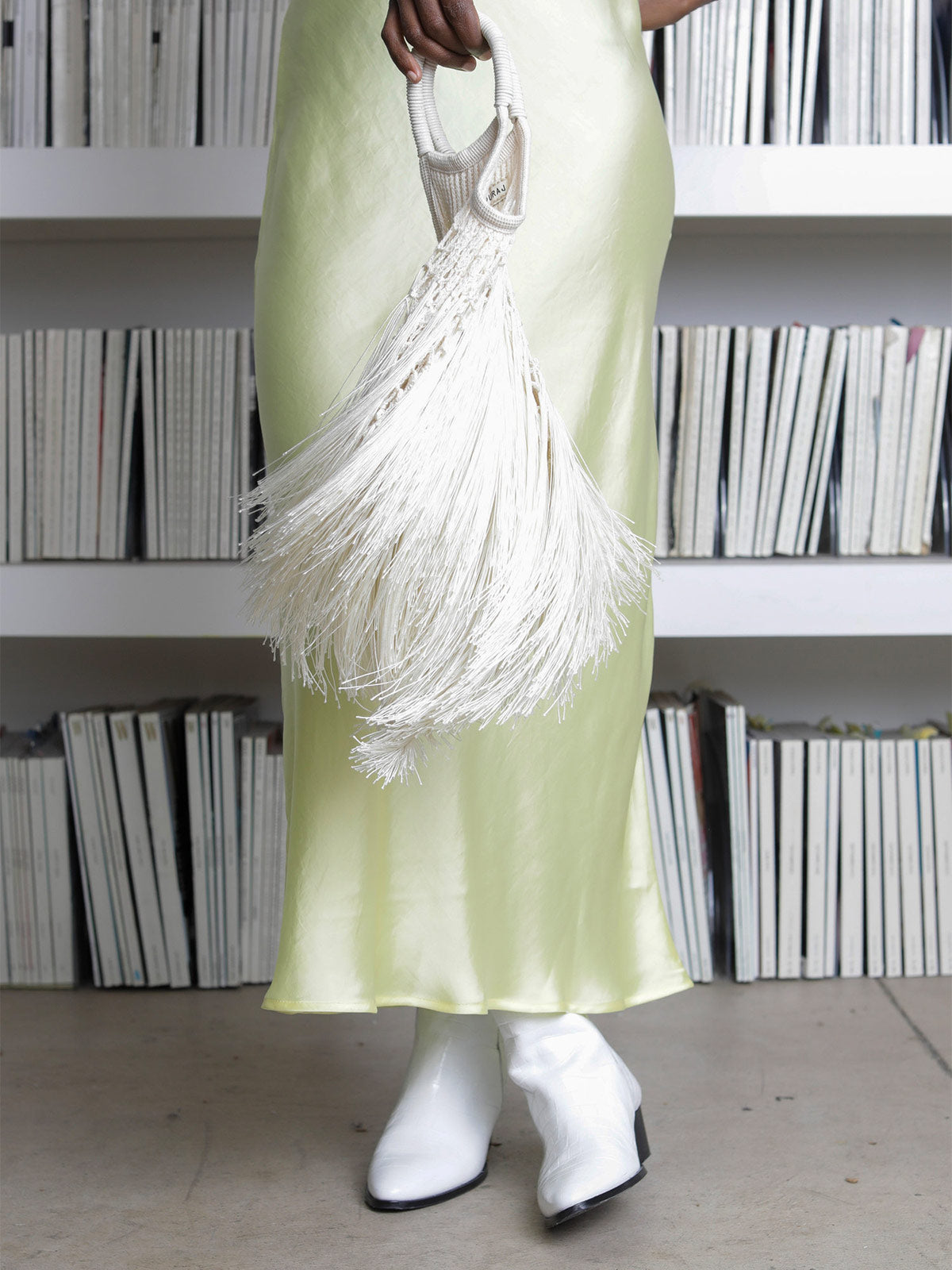 Mini Fringe Bag | Ecru Mini Fringe Bag | Ecru - Fashionkind