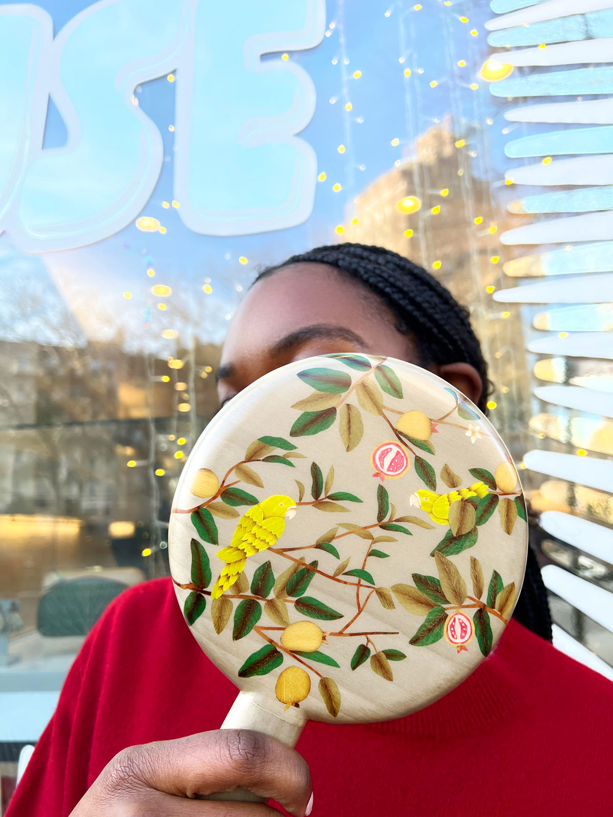 Marquetry Hand Held Mirror Marquetry Hand Held Mirror