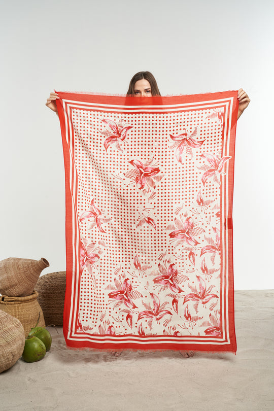 Fringed Sarong Scarf | Cayena