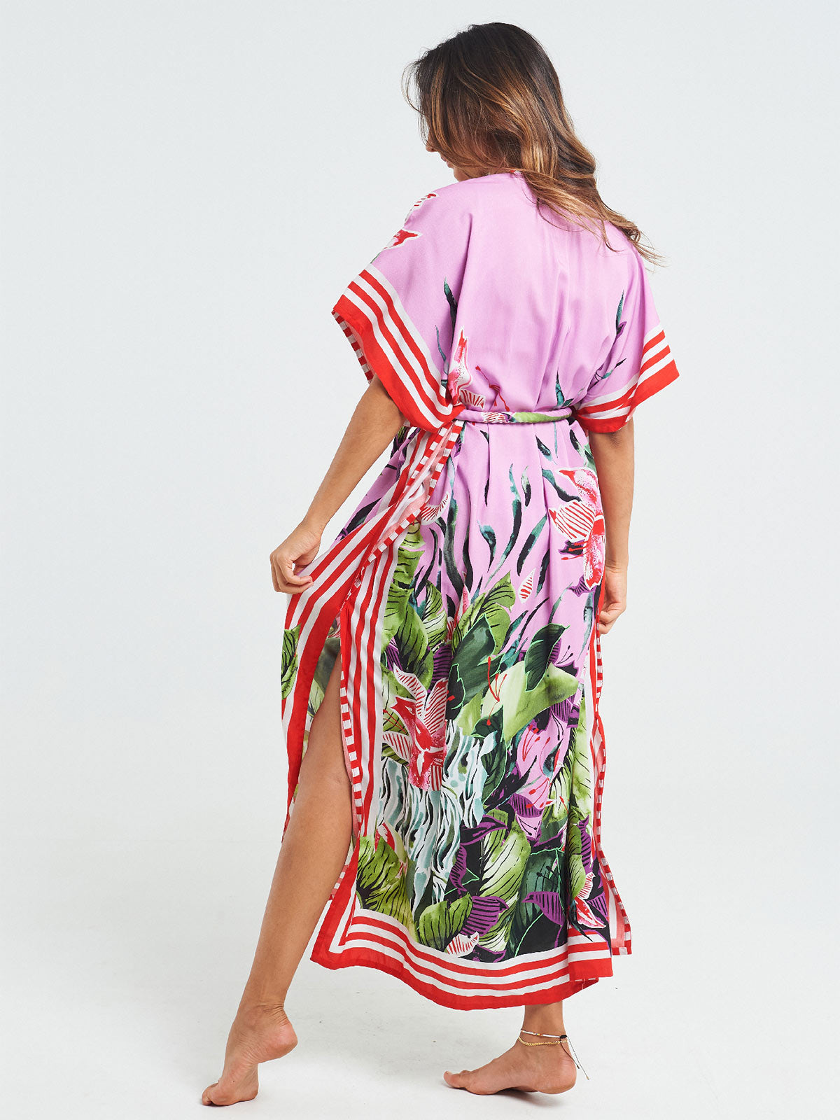 Long Kimono | Hawaiian Lily Long Kimono | Hawaiian Lily