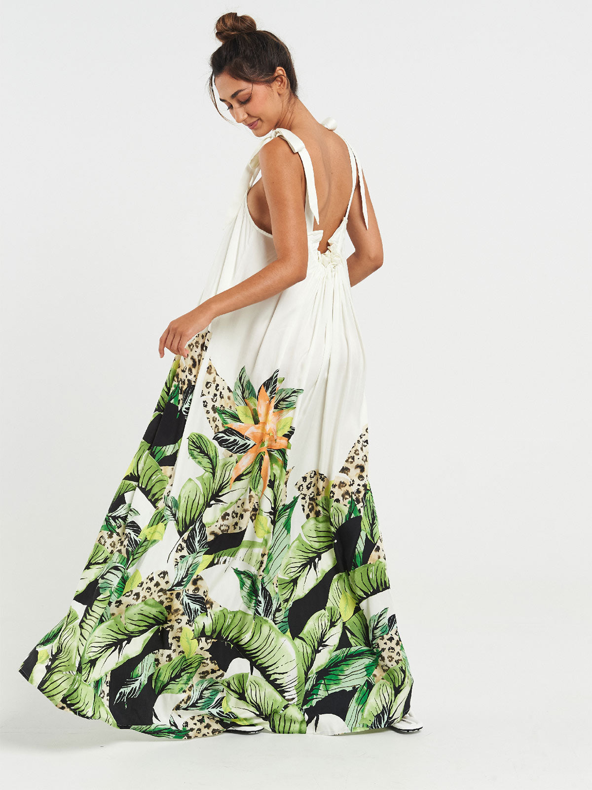 Long Open Back Dress | Selva Long Open Back Dress | Selva