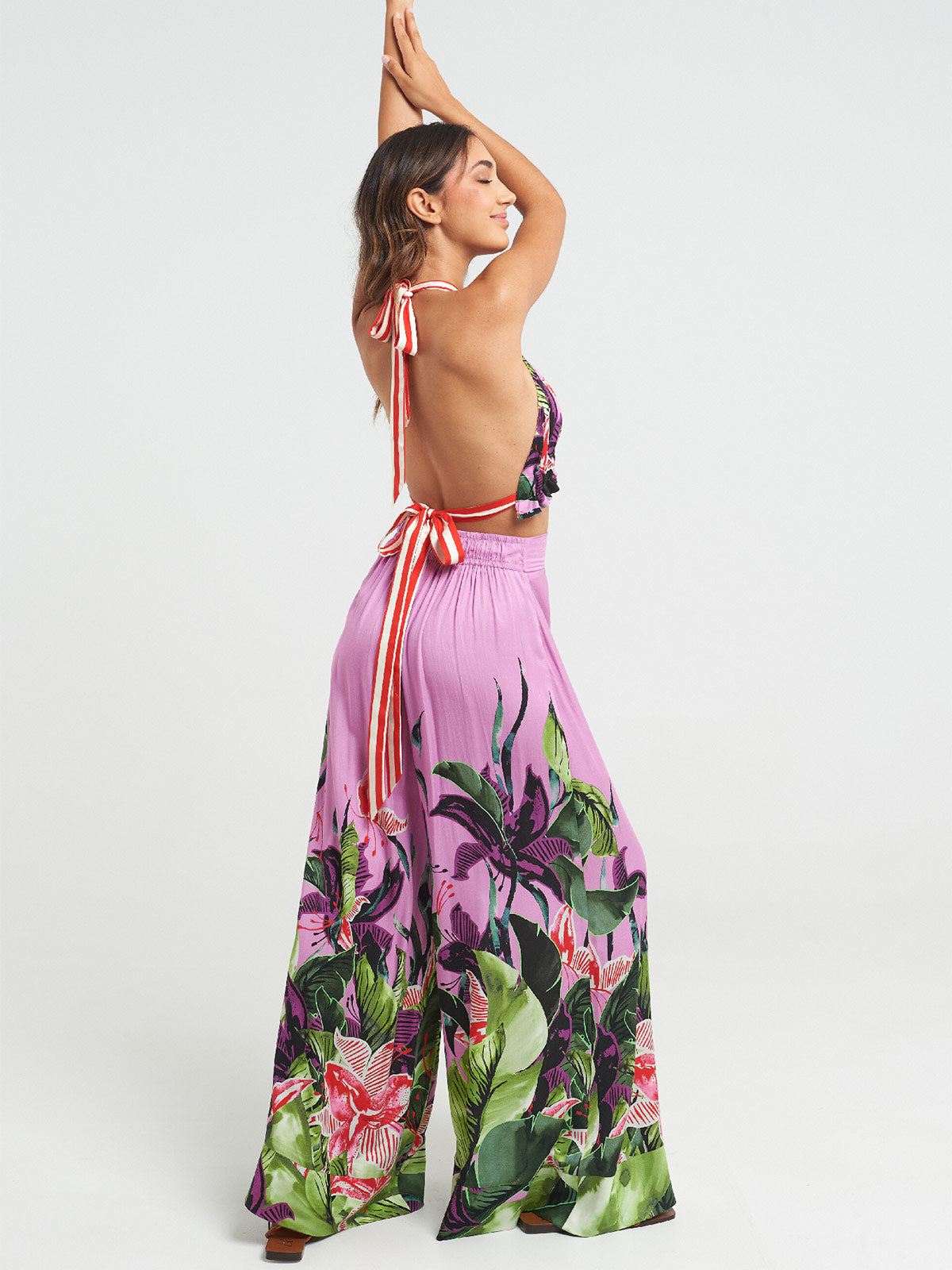 Palazzo Pants | Hawaiian Lily Palazzo Pants | Hawaiian Lily