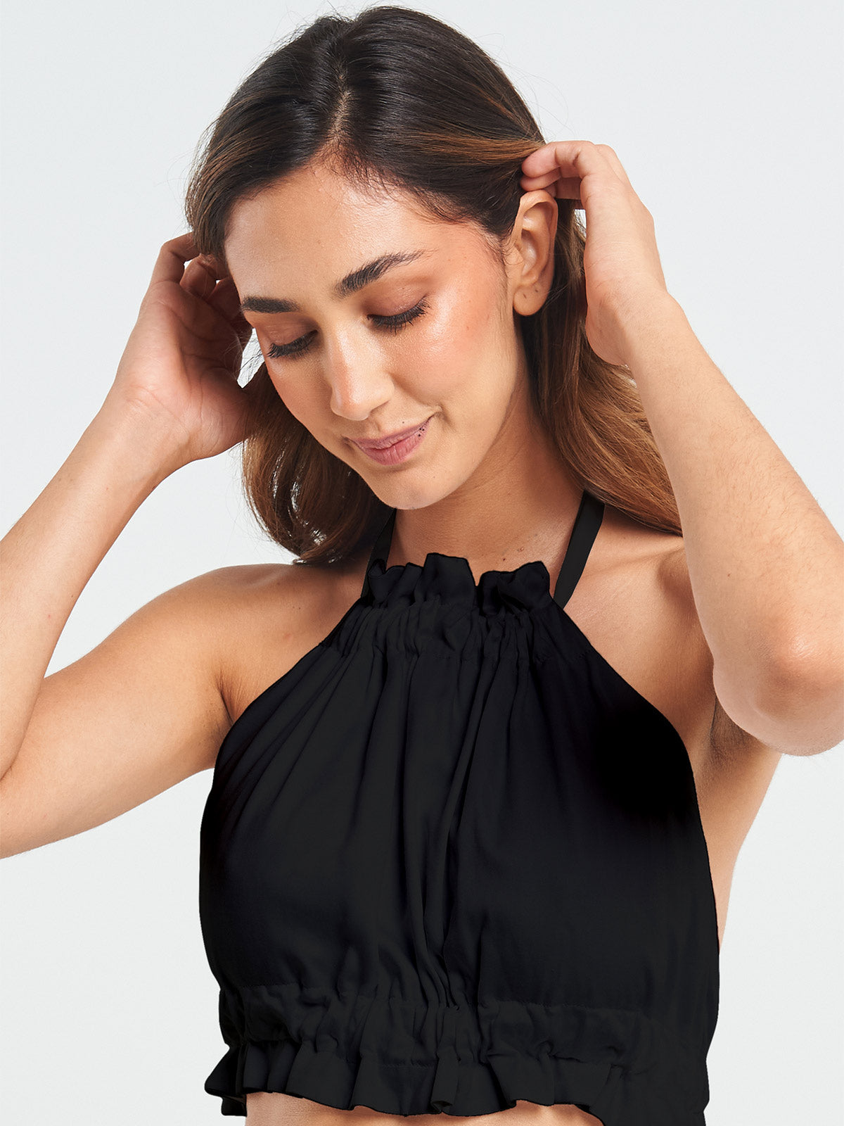 Reversible Halter Top | Neon Zebra Reversible Halter Top | Neon Zebra