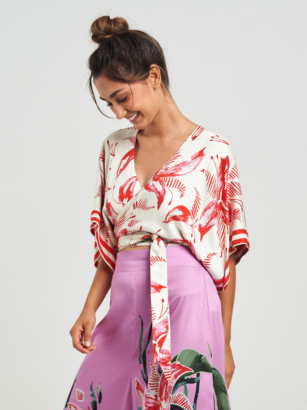 Reversible Wrap Top | Hawaiian Lily Reversible Wrap Top | Hawaiian Lily