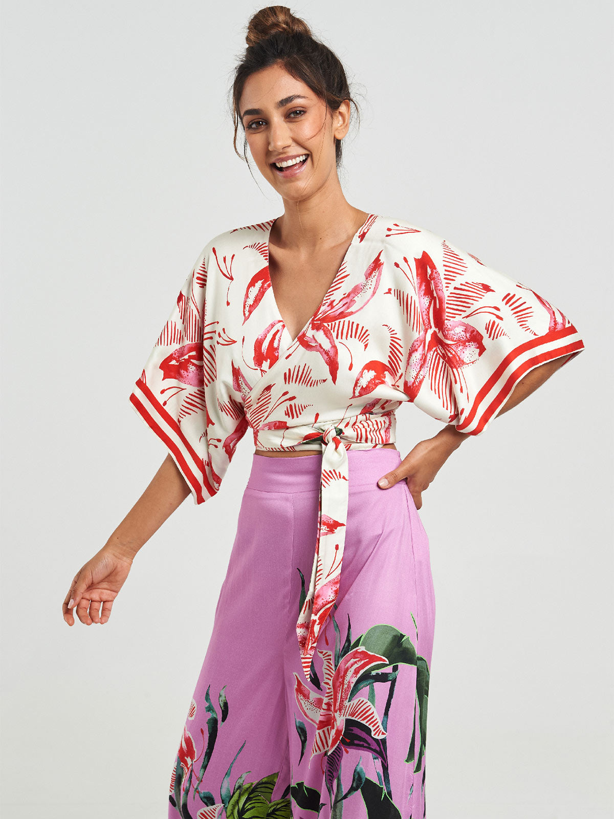 Reversible Wrap Top | Hawaiian Lily Reversible Wrap Top | Hawaiian Lily