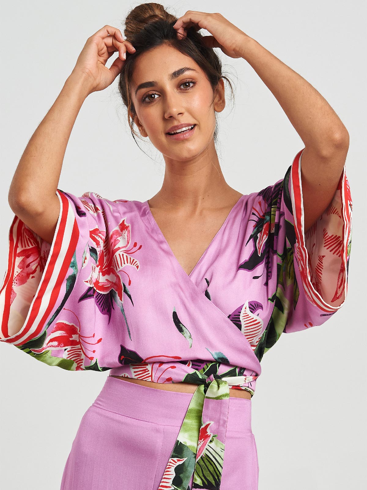 Reversible Wrap Top | Hawaiian Lily Reversible Wrap Top | Hawaiian Lily