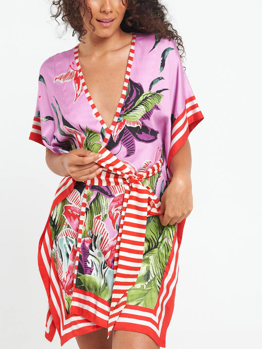 Short Kimono | Hawaiian Lily