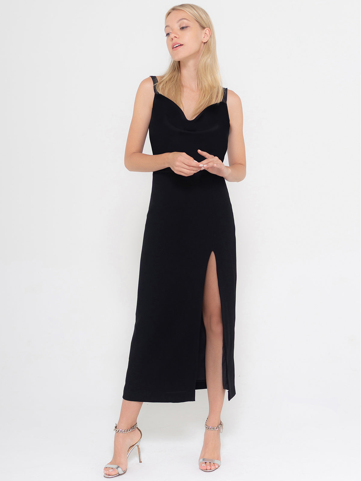 Gaby Cocktail Dress | Black Crepe Gaby Cocktail Dress | Black Crepe - Fashionkind