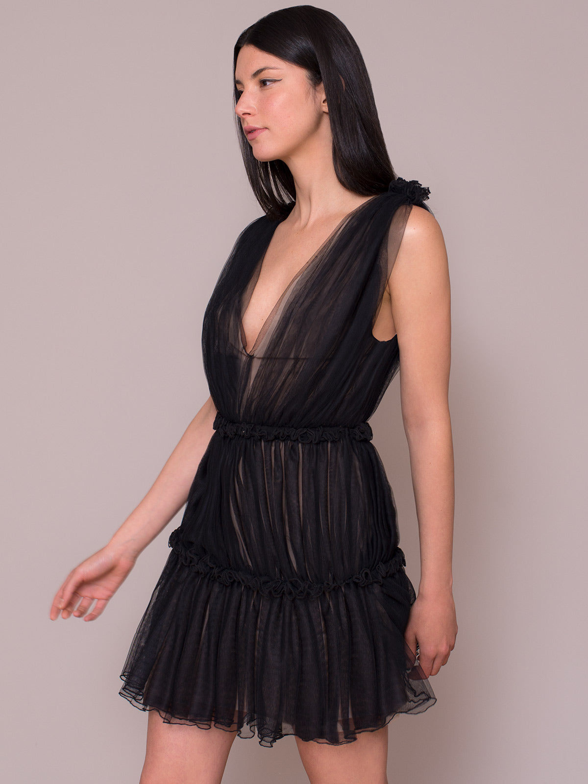 Tali Mini Dress | Black Tali Mini Dress | Black - Fashionkind