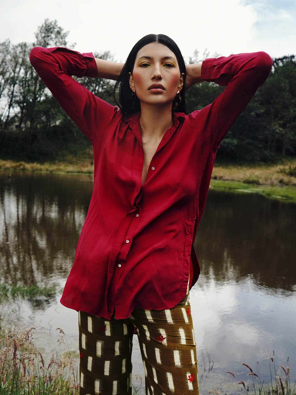 Crab Picnic Trousers | Red Crab Picnic Trousers | Red