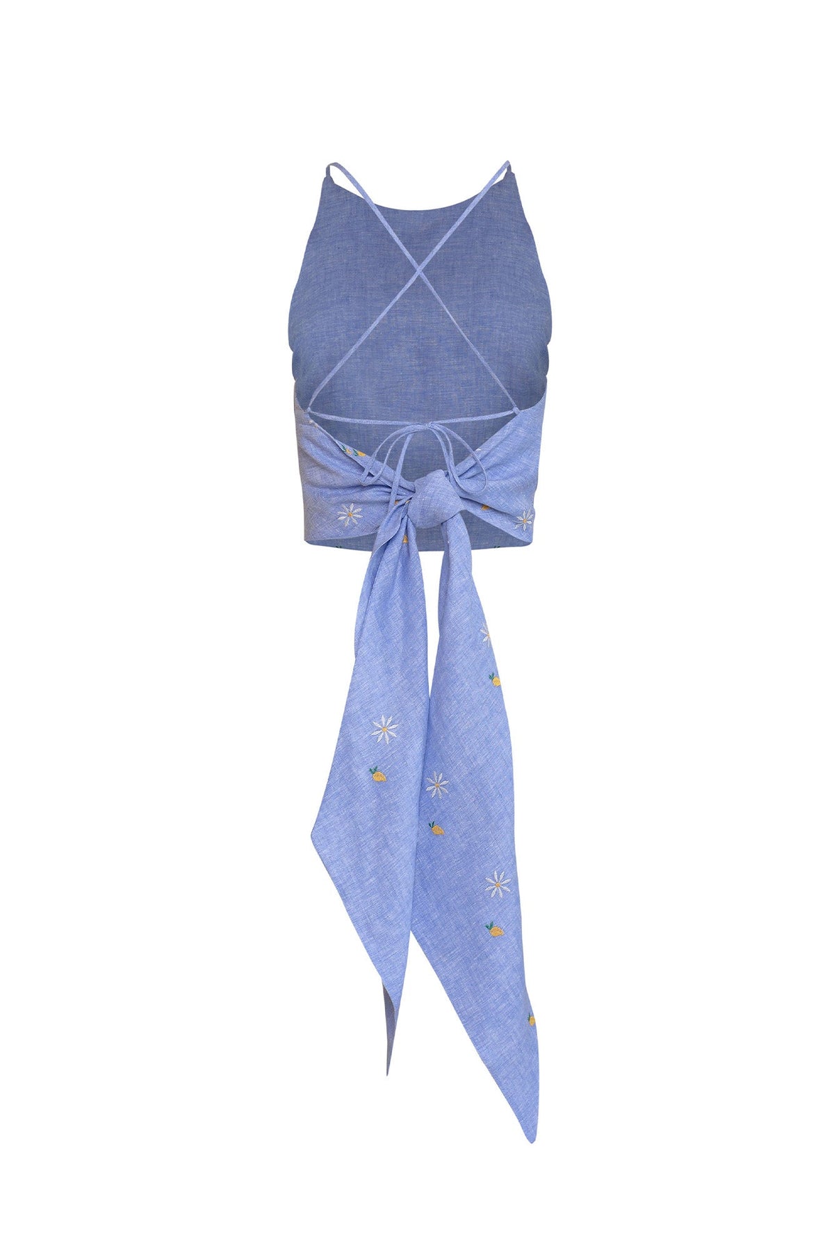 Gardenia Top | Mango Camomile Blue Gardenia Top | Mango Camomile Blue