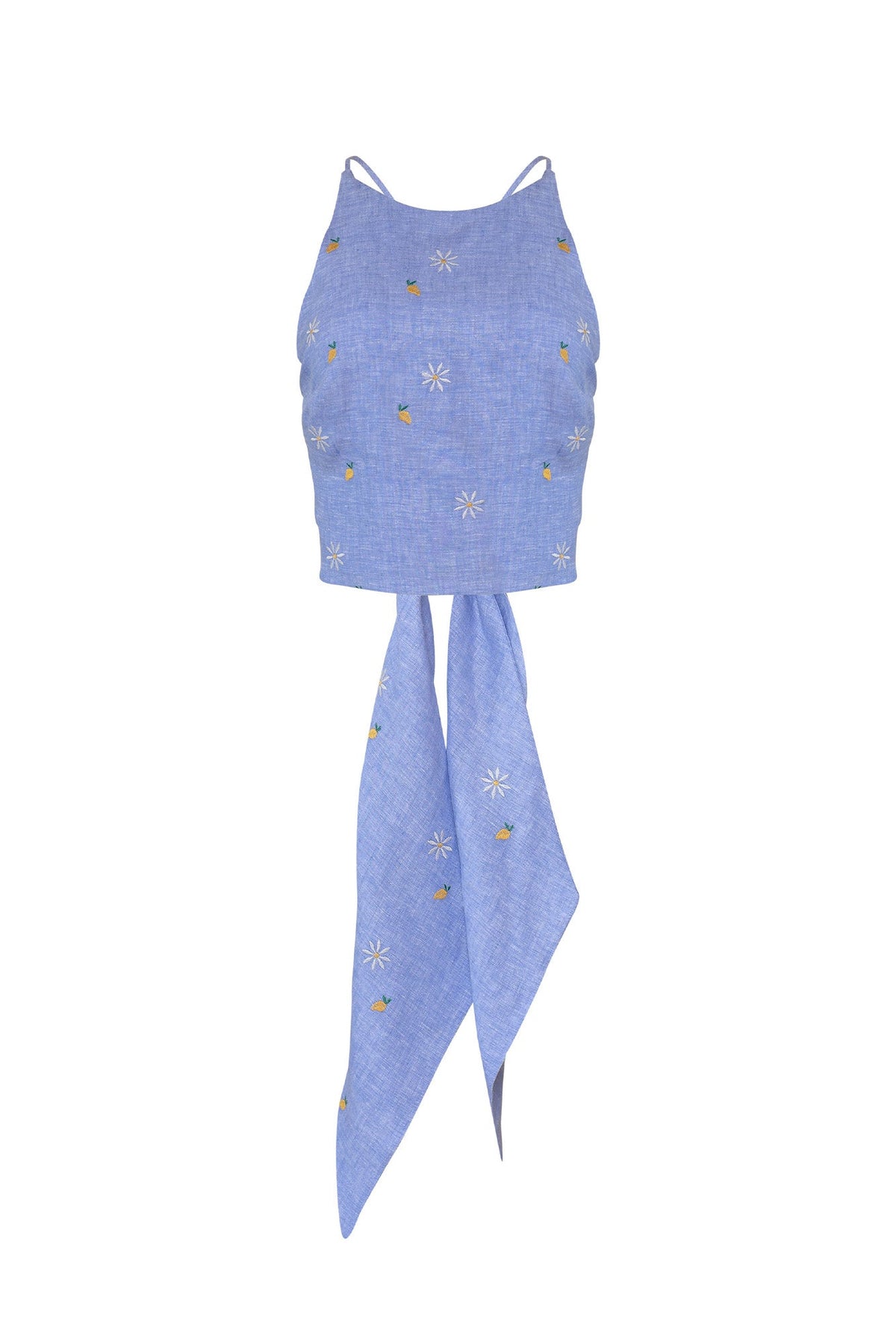 Gardenia Top | Mango Camomile Blue Gardenia Top | Mango Camomile Blue