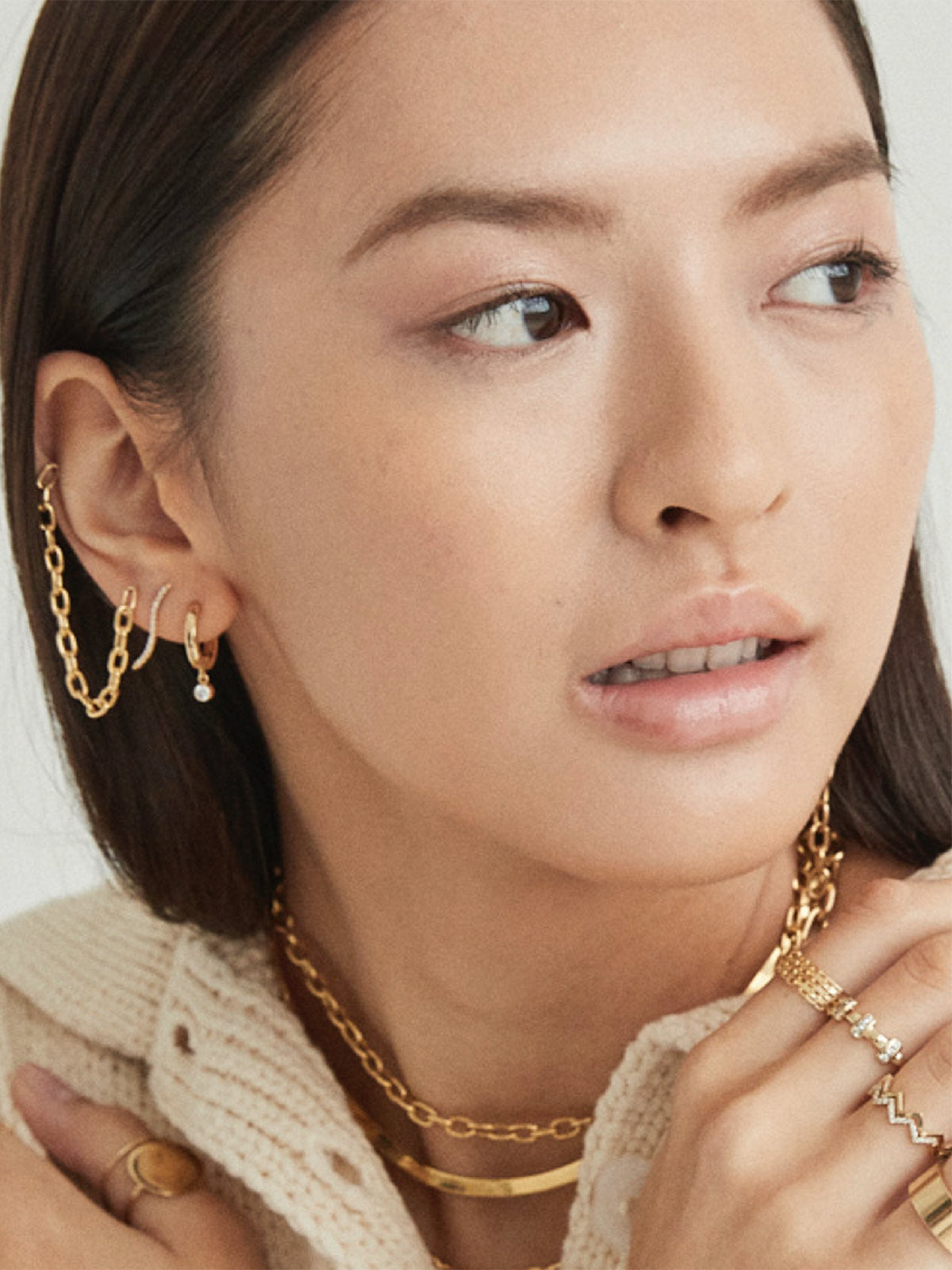 Elongated Chain Link Choker Elongated Chain Link Choker