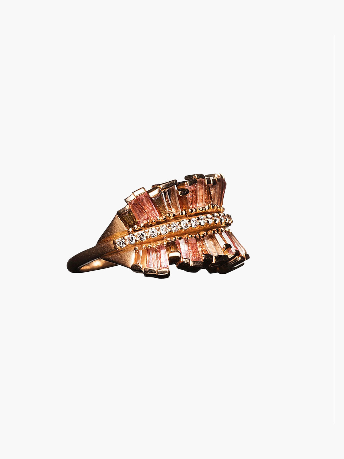 Two Sided Ruched Ribbon Ring - Fashionkind